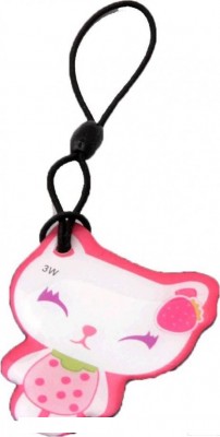 Перезаписываемый ключ-заготовка T5577 125kHz. "КИСКА розовая". Подходит для копирования брелков/карт EM-Marine, HID Prox, Vizit, Cyfral 