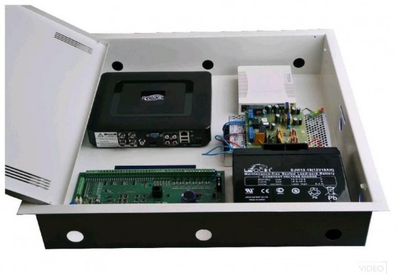 Бокс металлический BM-V врезной. Габариты: 500x500x100 мм 