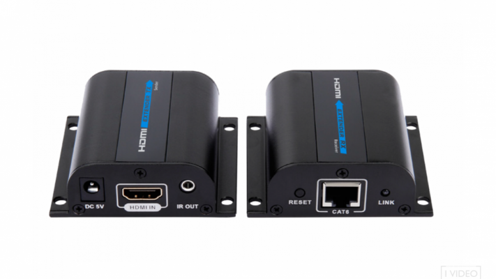 LKV372A. Удлинитель HDMI и ИК сигналов по витой паре до 50м 