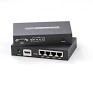 LKV374. 4-канальный удлинитель HDMI сигнала по сети Ethernet до 120м в возможностью каскадирования