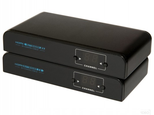 LKV379 HDMI Extender (Передатчик HDMI сигнала (с разрешением до 1080P) по коаксиальному кабелю. Комплект - передатчик + приемник) 