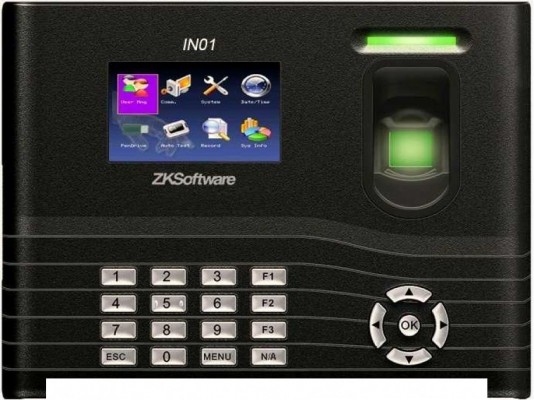 Мультимедийный терминал учета рабочего времени ZKSOFTWARE IN01/ID 